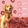 Pawmate Duck Jerky Dog Treats, Duck Jerky Rings for All Dogs, 23ct Packet - Image 3
