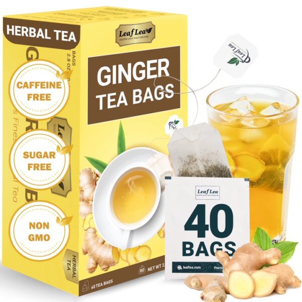 LeafLea 40 Ginger Tea Bags