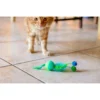 Vibrant Life Mesh Feather Ball Cat Toy, Green/Lime - Image 3