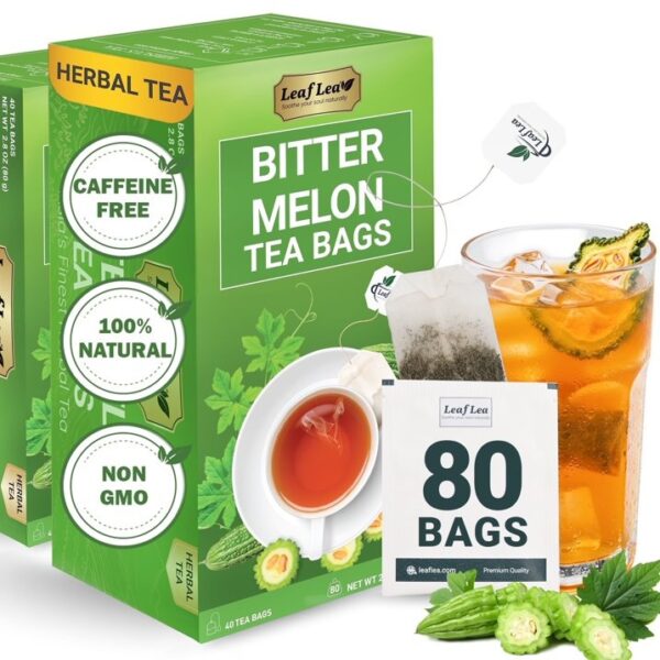 LeafLea 80 Bitter Melon Tea Bags