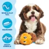 BARK Plush Dam Daniel Beaver Dog Toy, Brown, for Small and Medium Dog Sizes - Image 2