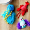 Vibrant Life 3-Piece Tropical Cat Toys with Catnip, Blue and Red - Image 2