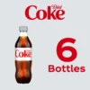 Diet Coke Diet Cola Soda Pop, 16.9 fl oz Bottles, 6 Pack - Image 4