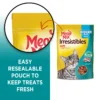 Meow Mix Irresistibles Soft Cat Treats with Salmon, 12 oz Bag - Image 4